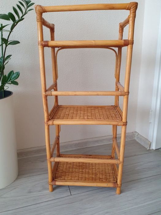 Pułki stojące ratan-bambus