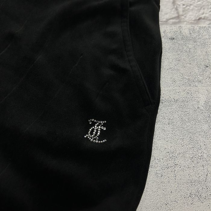 Жіночі спортивні штани Juicy Couture оригінал XS велюр клеш чорні бу