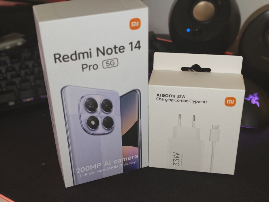 Xiaomi redmi note 14 pro 5G Preto + carregador 33W