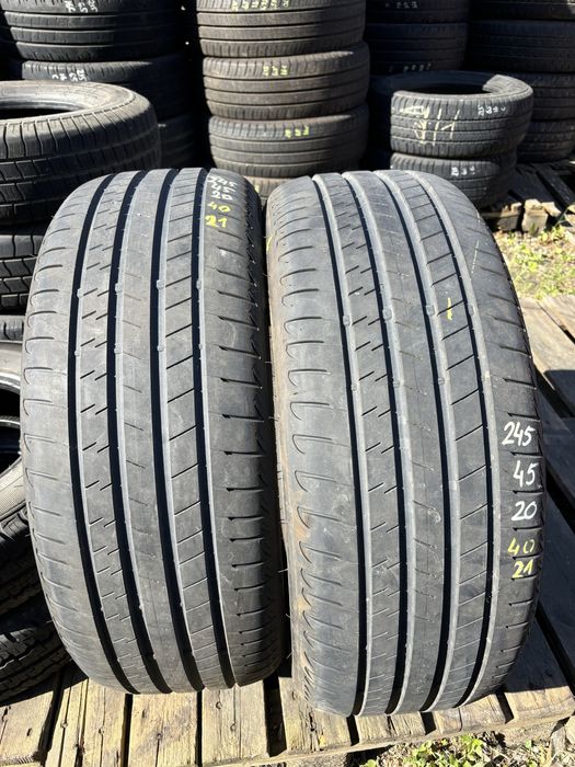 245/45 R20 letnie 2szt. BRIDGESTONE 7mm montaz wysylka