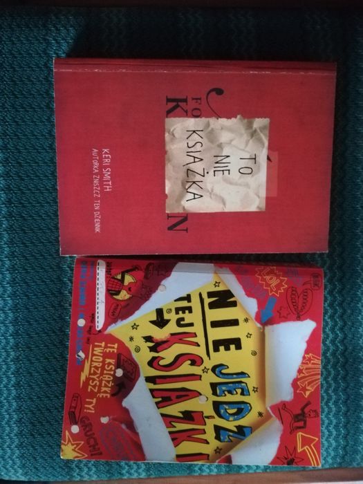 Zestaw "To nie książka" i "Nie jedz tej książki"