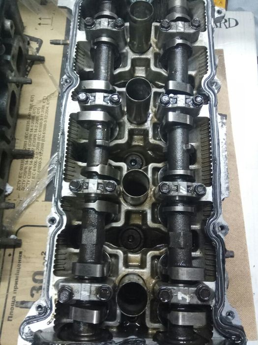 Головка ниссан, 2.0 2.5 ГБЦ nissan QR20DE,QR25DE T30 распредвал, дви
