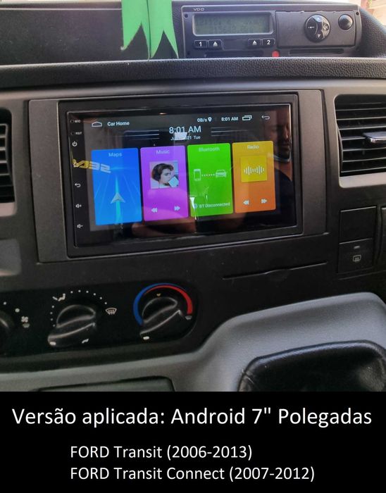 Rádio 2DIN • FORD Transit / Connect (1994 a 2013) • Android [4+64GB]