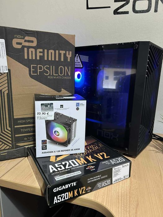 PC Gaming | Ryzen 5 5500 | NVIDIA 1650 SUPER 16GB RAM SSD 256GB + 1TB