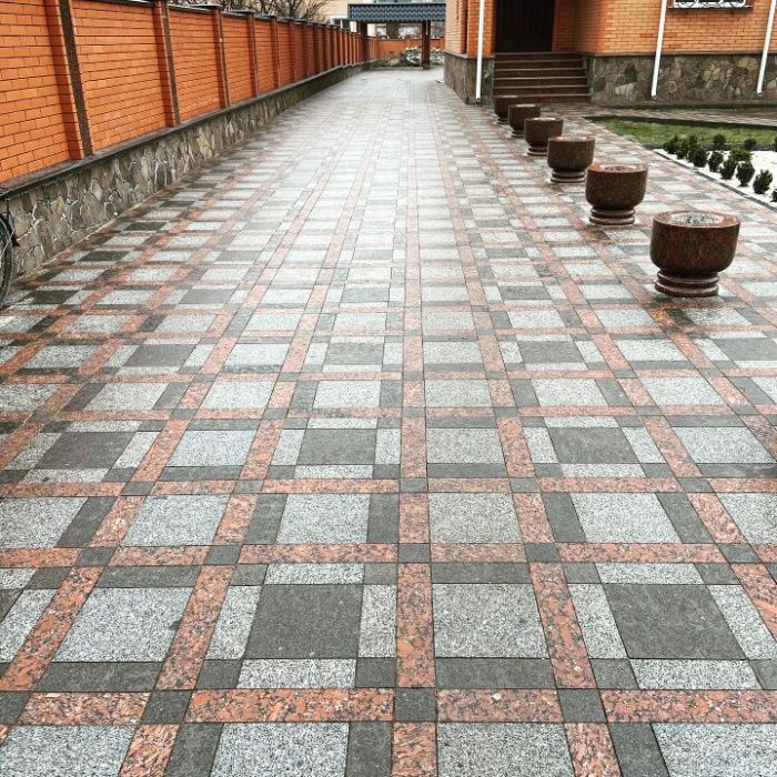 Бруківка гранітна повнопилена, термооброблена