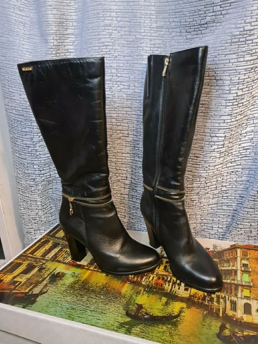 Buty kozaki Venezia r 38 24.5 cm wkładka