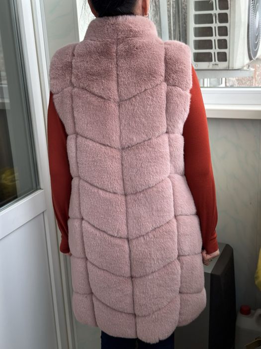 Еко жилетка песець