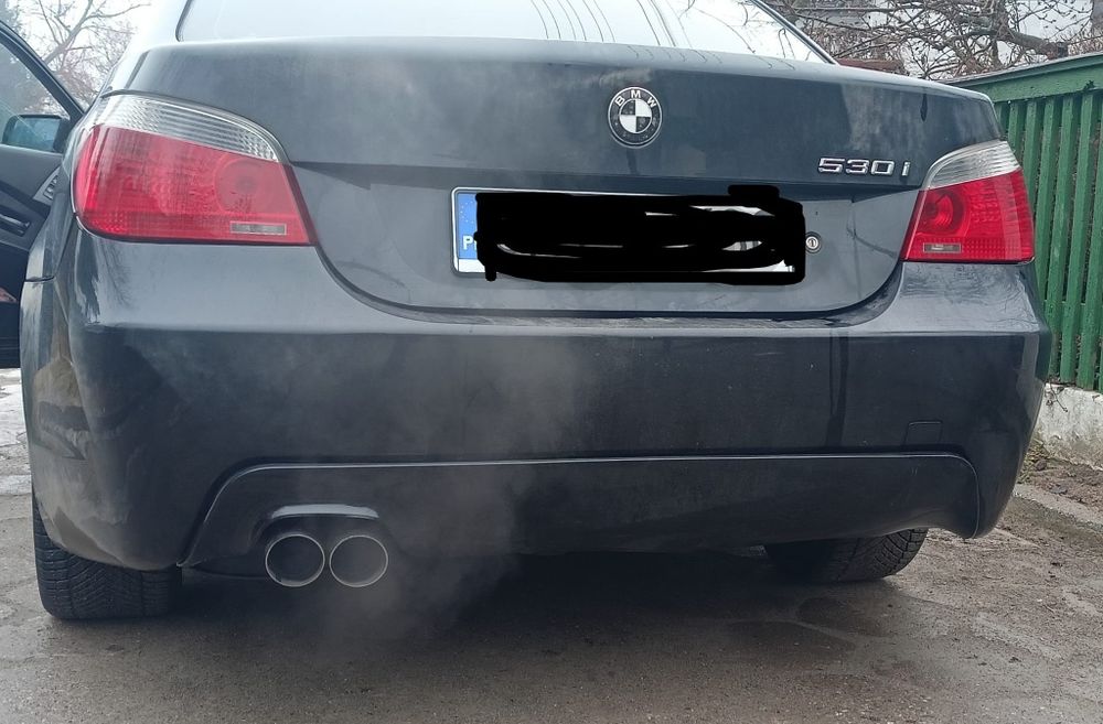 Tłumik przeplot BMW e60 e61  Diesel. Benz.