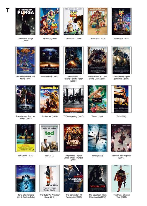 Os melhores Filmes de DVD's 01