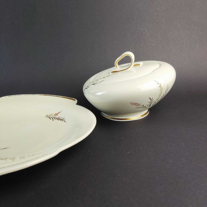 Półmisek i bomboniera Reichenbach - Art deco