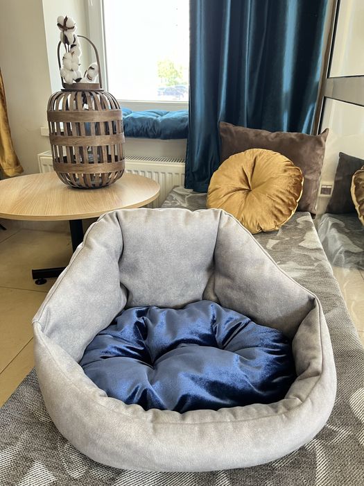 Лежак лежанка кругла для котів собак для животных кота спальне місце