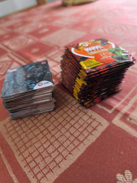 Coleção Marvel Heroes AxtionFlix Galp – Cartas / Tazos Lenticulares + Saquetas Seladas