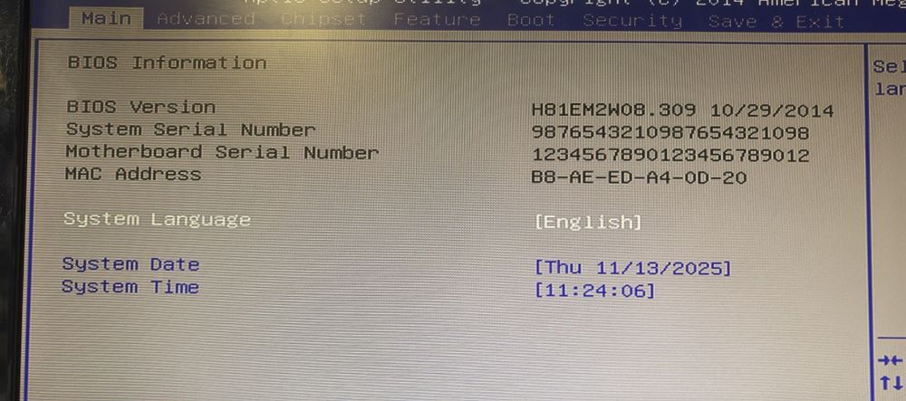 Комп'ютер PC-6F/i5-4460/Ram 8Gb/HDD No