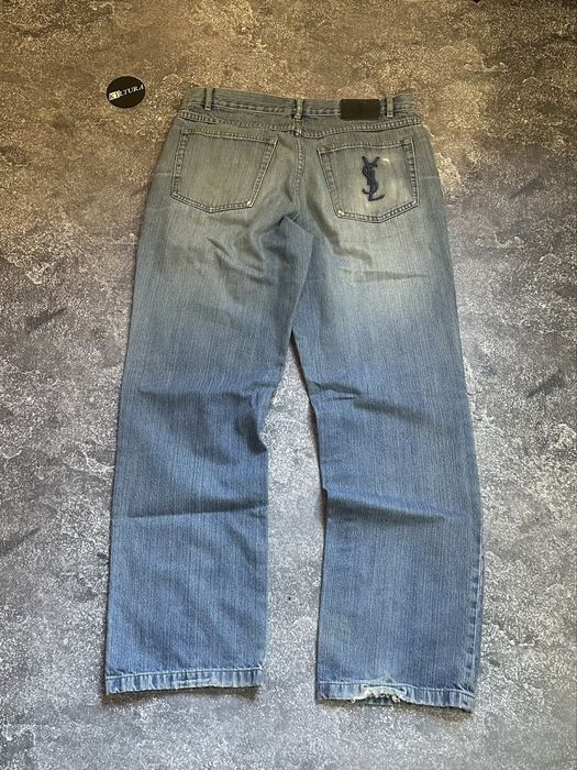 Yves Saint Laurent Джинсы Ysl Flared y2k Drip Legit