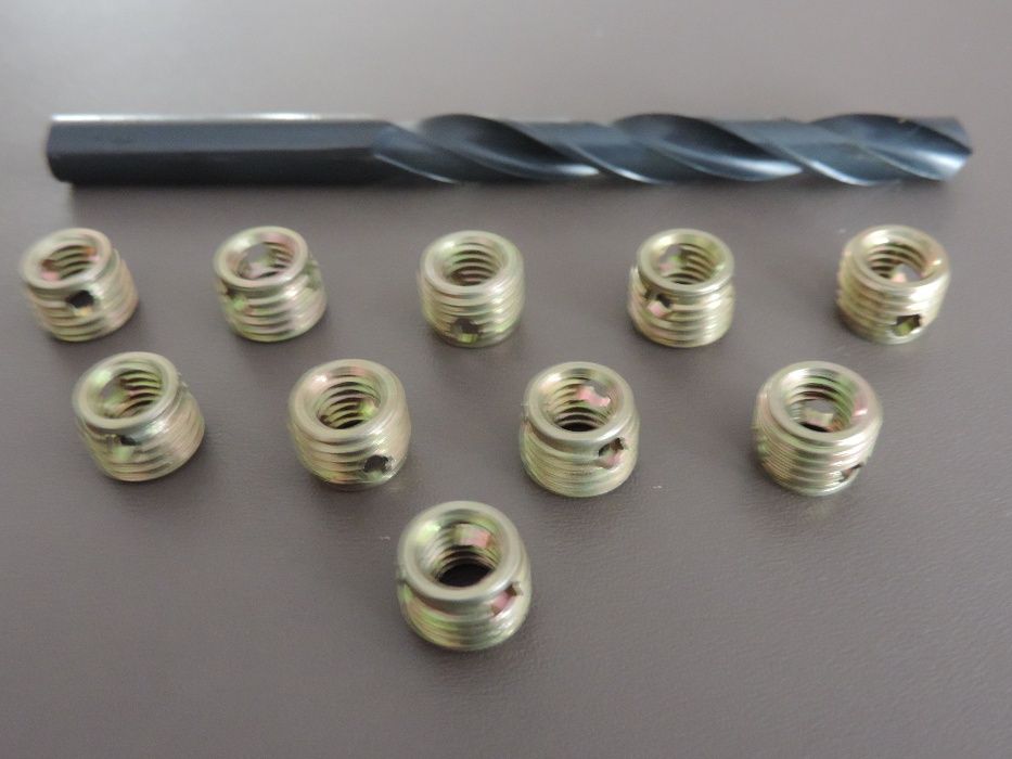 Tulejki, sprężynki, gwintowniki do naprawy gwintu M6 naprawa gwintu
