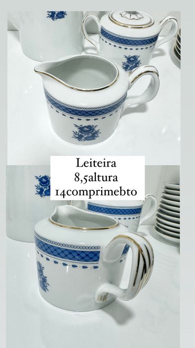 Conjunto Café Vista Alegre Coleção Cozinha Velha