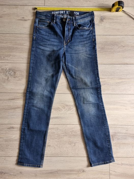 Spodnie jeansy skinny 164