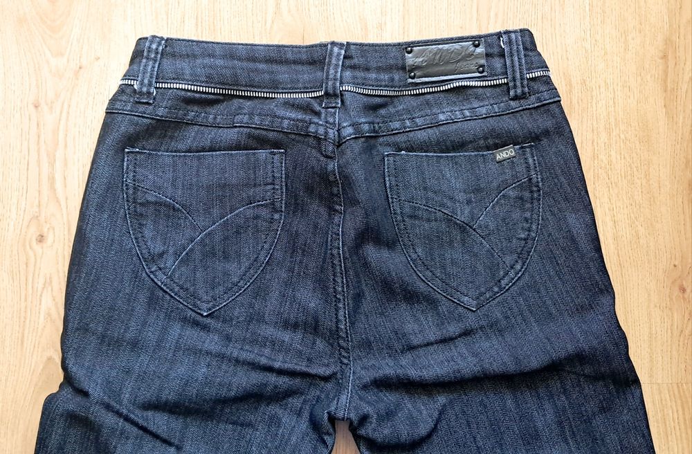Jeansy czarne ANDO