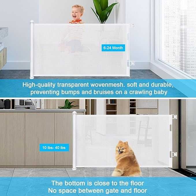 Bramka zabezpieczająca Wodondog Baby Safety Door 0-150cm