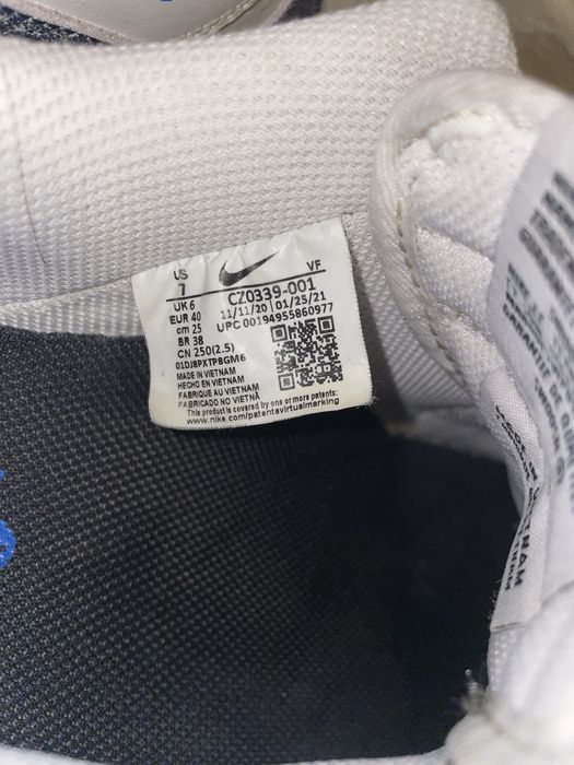 Оригінал Кросівки Nike AIR FORCE 1 з натуральної шкіри; кросовки 40 р