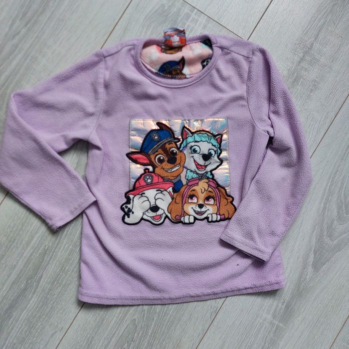 Тепла флісова піжама для дівчинки 5-6 років 110-116