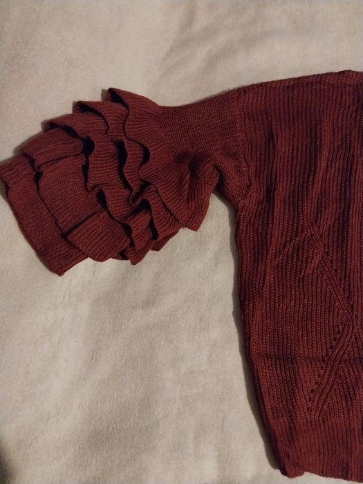 Duży rozmiar! Dzianinowy, damski komplet