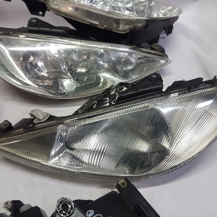 Farois farolins espelhos nevoeiro Peugeot 206