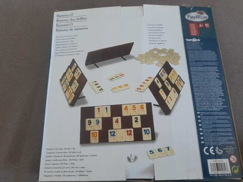 Vendo jogo de tabuleiro "Rummy de números"
