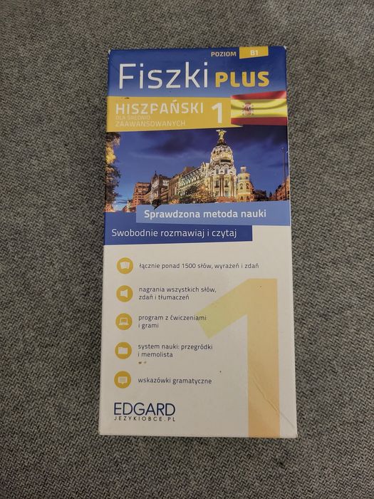 Fiszki hiszpański średniozaawansowany B1