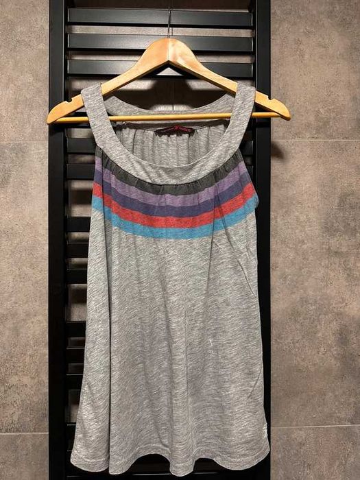 Szara koszulka bluzka na ramiączkach Tom Tailor L/XL