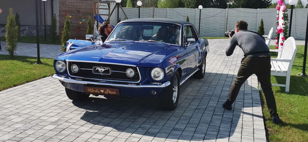 Ford Mustang 1967 rok do ślubu, eventy, filmy, sesje zdjęciowe,