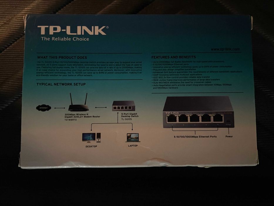 Switch TP-LINK 5P Gigabit