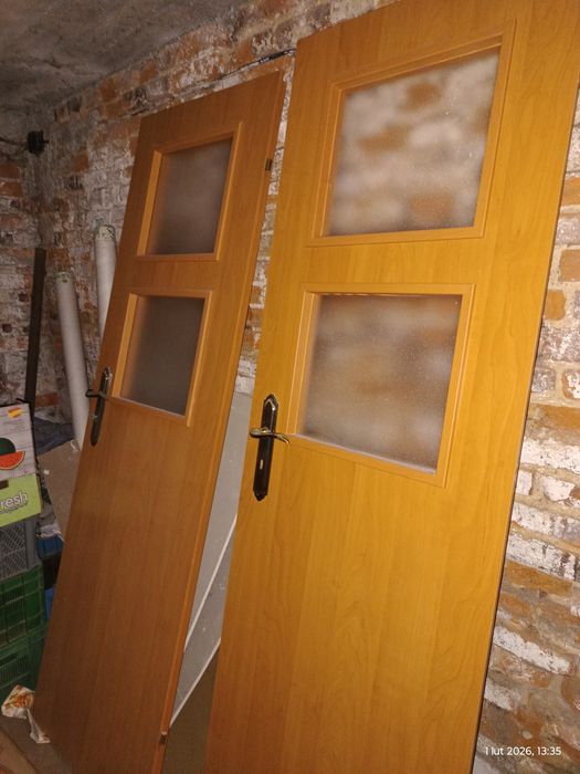 Drzwi wewnętrzne 60 prawe cena za 2 szt.