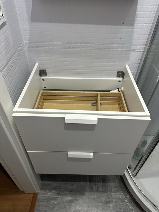 Móvel lavatório branco Ikea