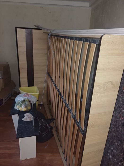 Кровать лiжко ланелеві панелі матрац по бажанню