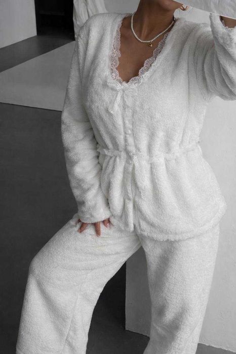 В наличии! Стильная теплая махровая пижама + Подарок*