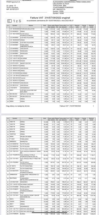 Case ciągnik rolniczy zarejestrowany doineestowany