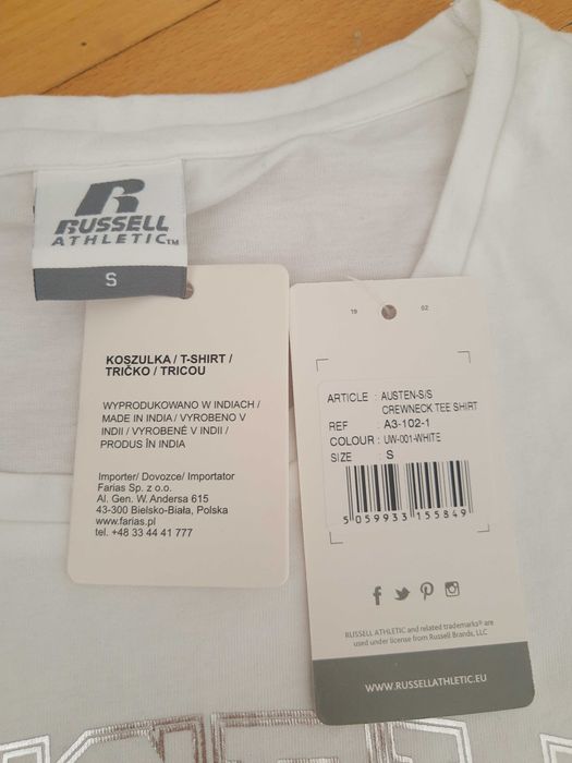 T-shirt koszulka bluzka Russell Athletic S