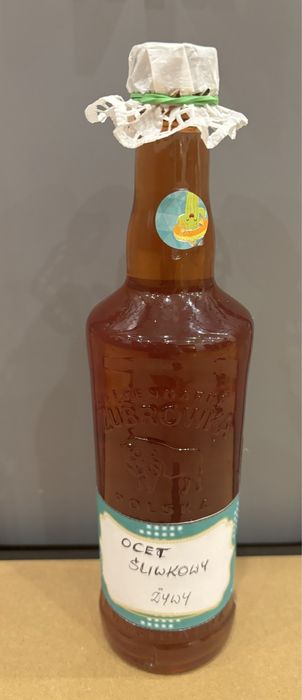 Żywy ocet śliwkowy 0,5 L