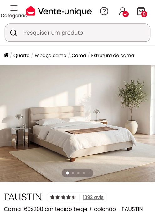 Mobília de quarto - cama