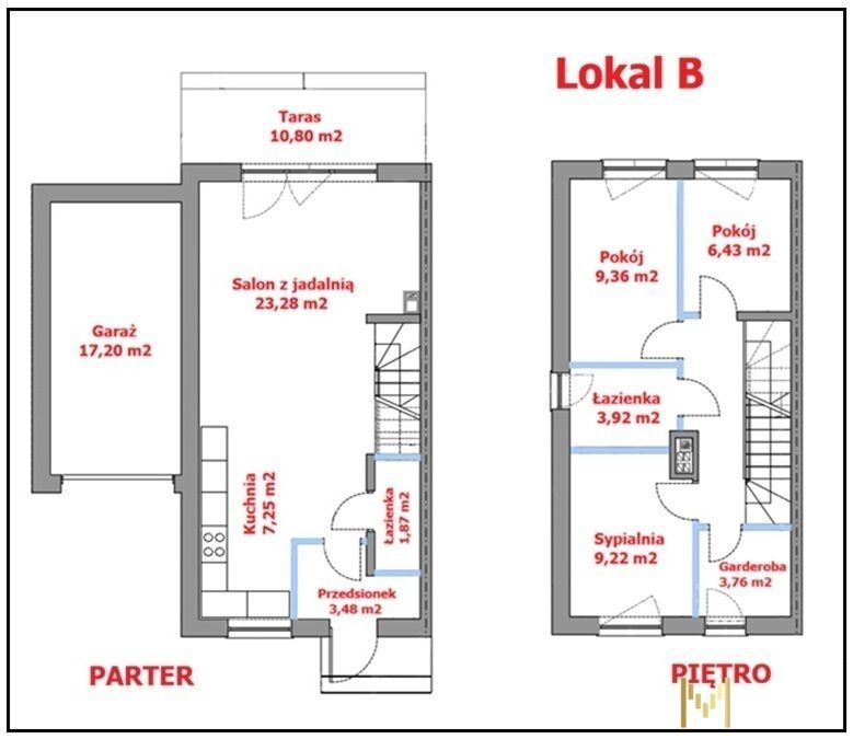 2 bliźniaki, 4 lokale, POGORZEL k. OTWOCKA