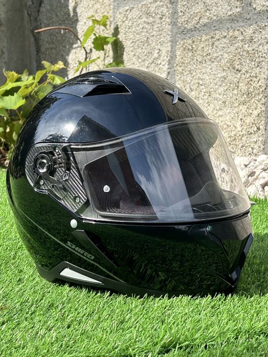 Capacete preto tamanho S