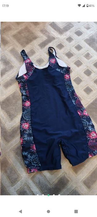 Суцільний купальник шортиками 2xl