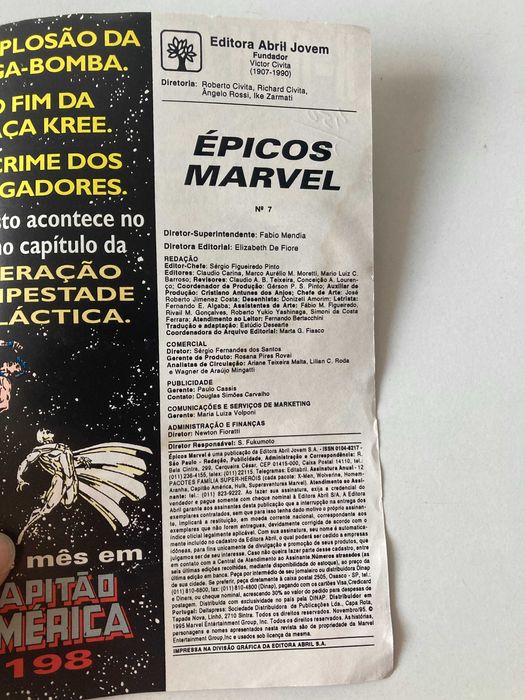 Demolidor Justiceiro Magnum - Épicos Marvel Nº7 (1995) HQ PT/BR