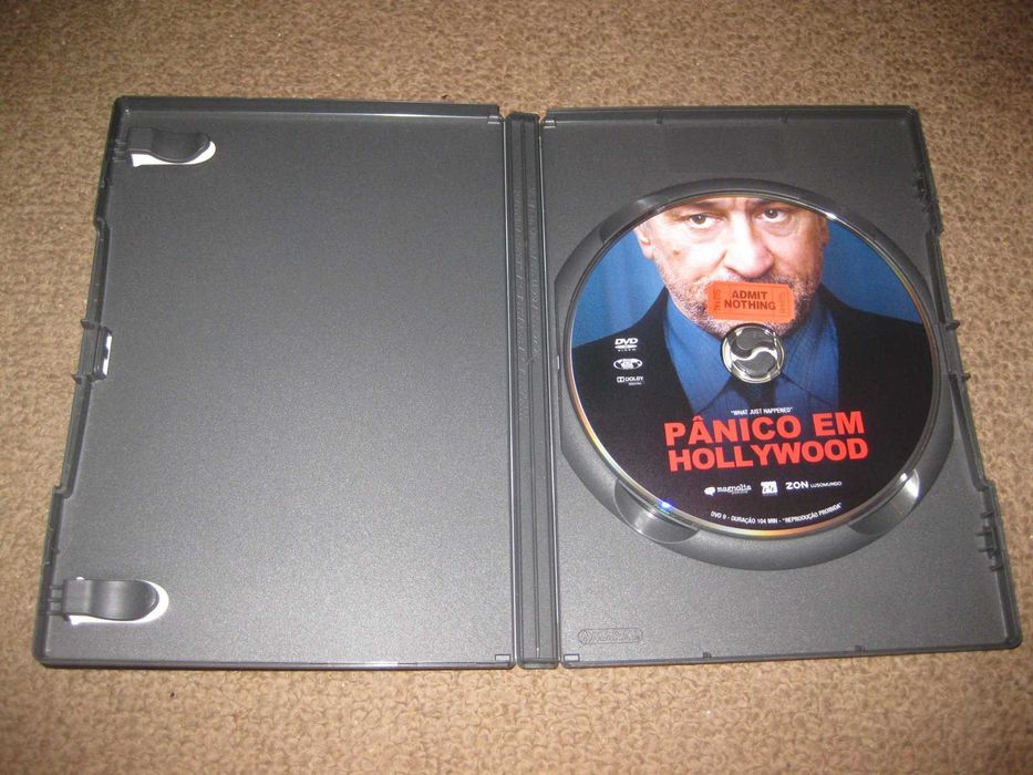 DVD "Pânico em Hollywood" com Robert De Niro/Raro!