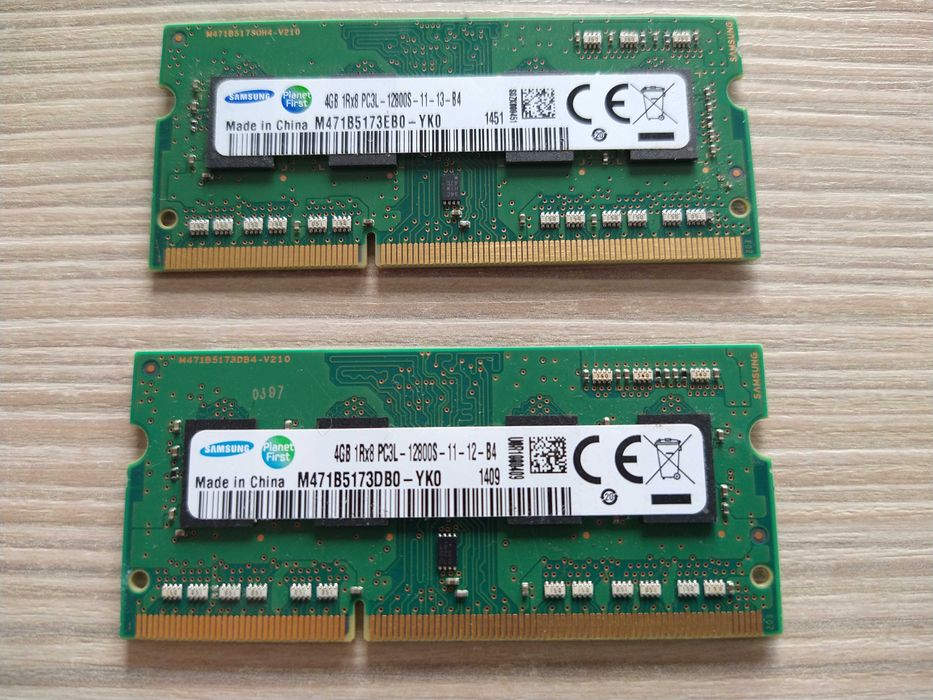 NOWA Pamięć RAM SAMSUNG 4GB 1Rx8 PC3L-12800S 1600MHz