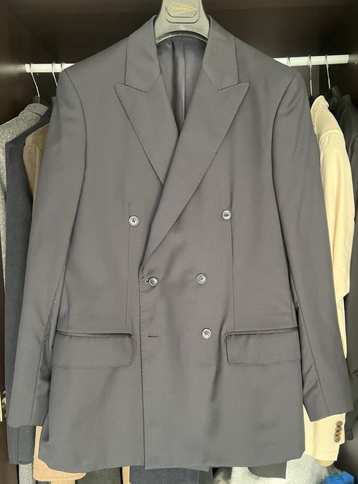 Blazer cruzado Armani azul marinho