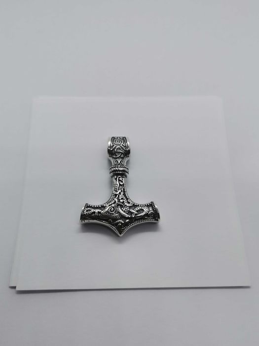 zawieszka Młot Thora Ag. 925 22 g. Staro Nordycki symbol Wikingów