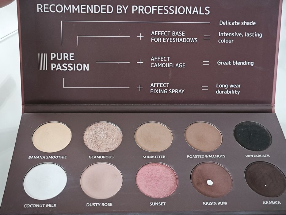 Affect Pure Passion - paleta 10 cieni do powiek