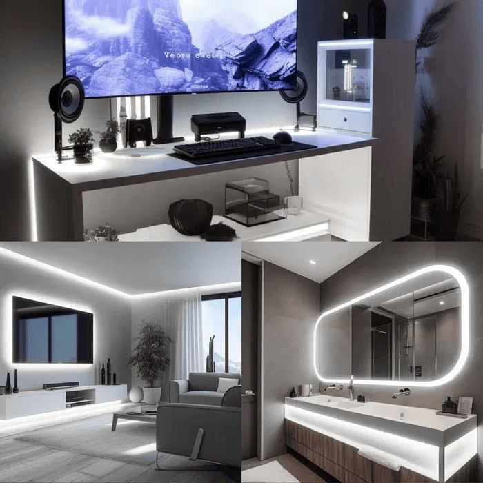 USB лента 5V/ 5м, 4м 2м 1м Лед LED світлодіодні стрічки біла